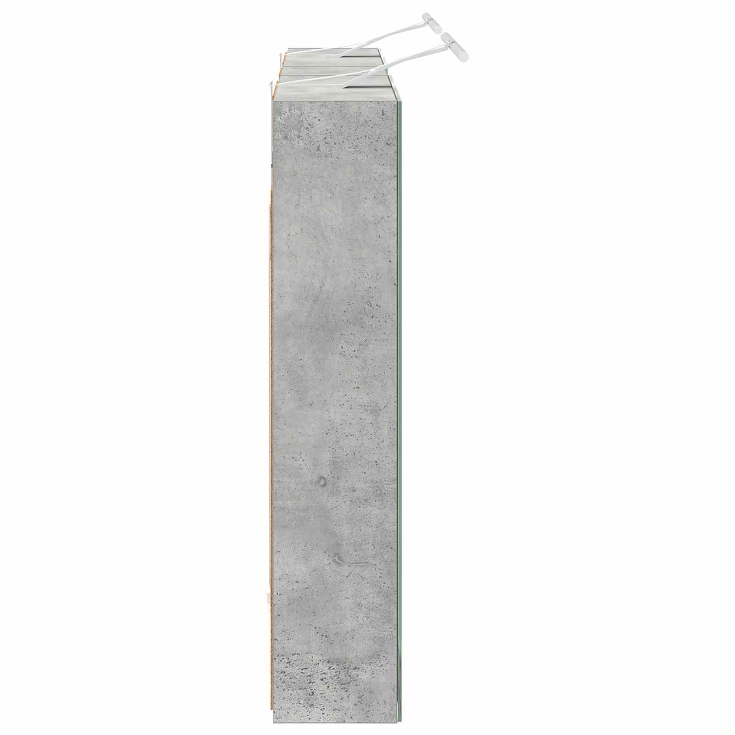 Set di Armadi da Bagno con lo scaffale 3 pcs 120 x 14,5 x 70 cm