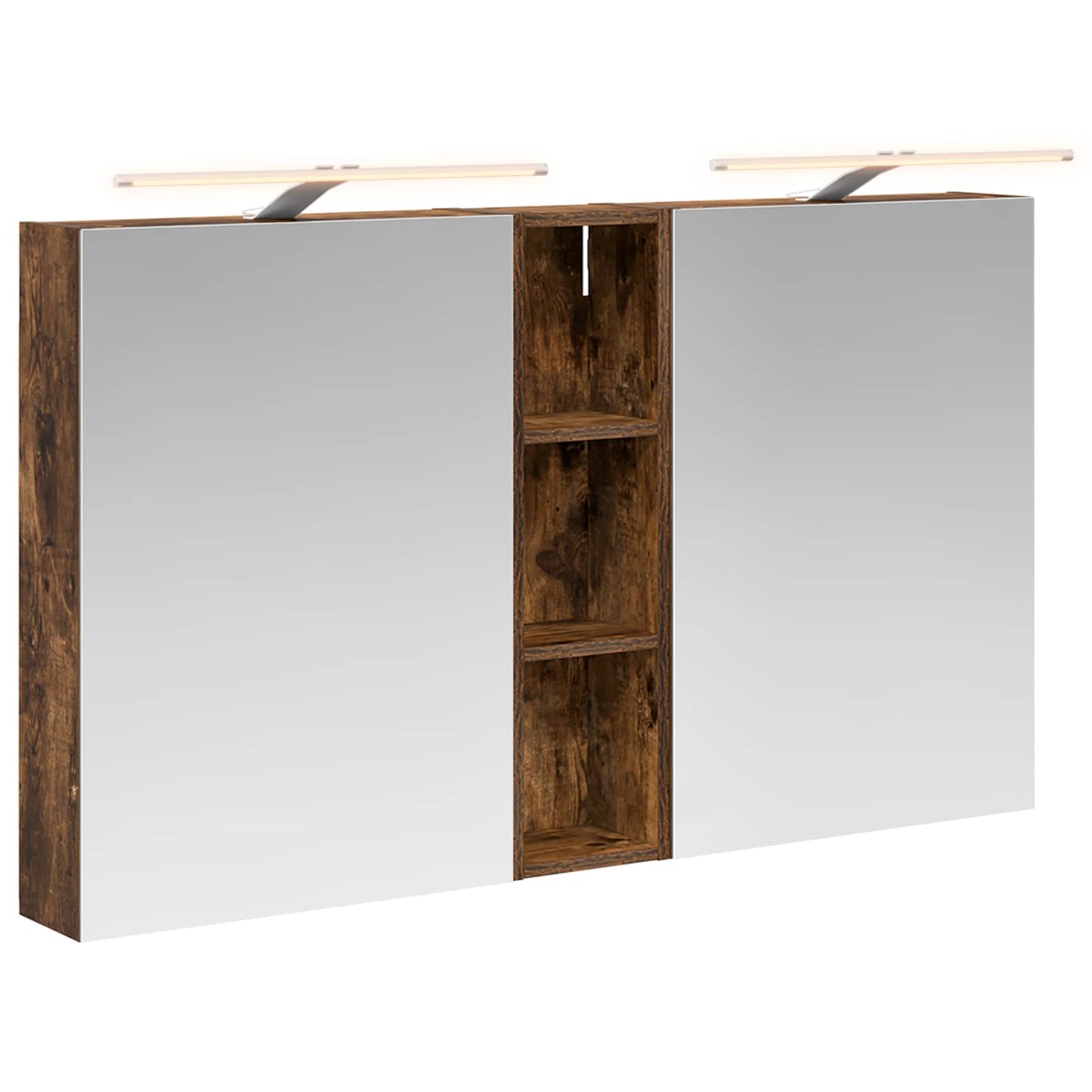 Set di Armadi da Bagno con lo scaffale 3 pcs 120 x 14,5 x 70 cm | homemem39