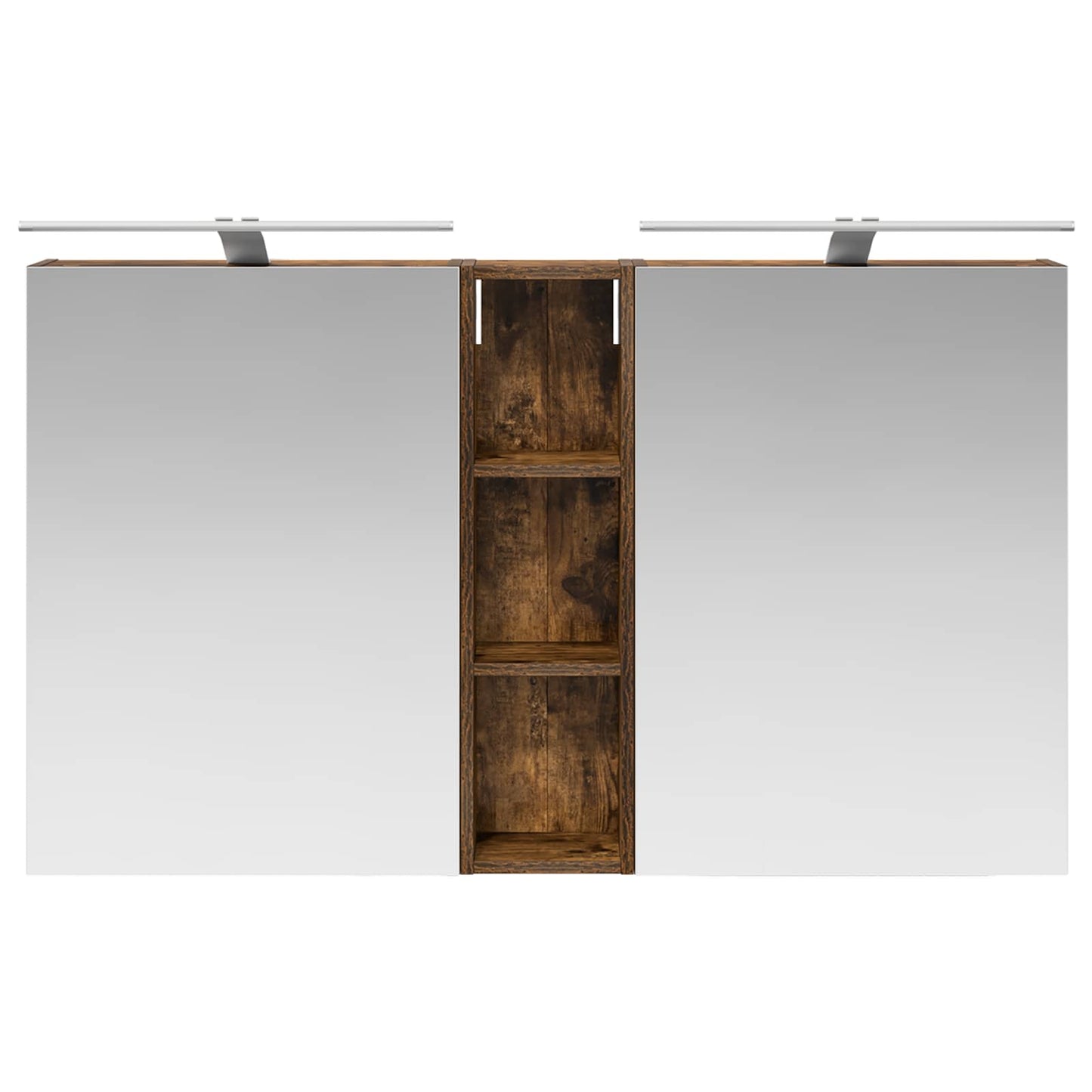 Set di Armadi da Bagno con lo scaffale 3 pcs 120 x 14,5 x 70 cm | homemem39