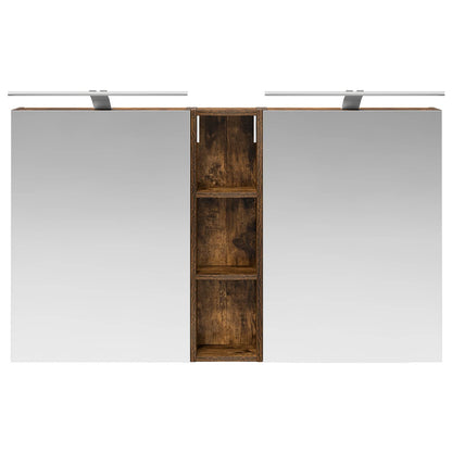Set di Armadi da Bagno con lo scaffale 3 pcs 120 x 14,5 x 70 cm