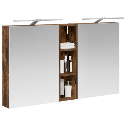 Set di Armadi da Bagno con lo scaffale 3 pcs 120 x 14,5 x 70 cm