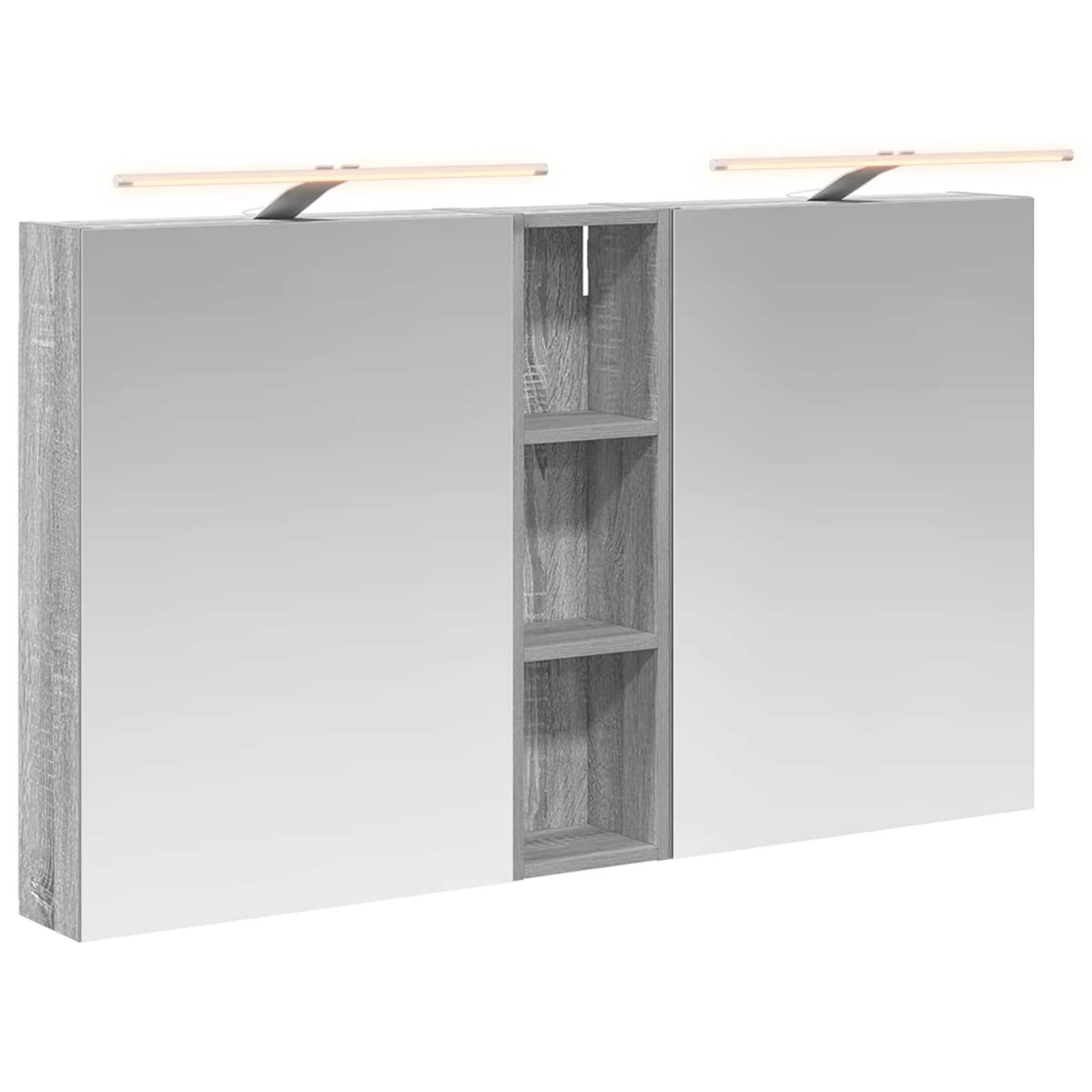 Set di Armadi da Bagno con lo scaffale 3 pcs 120 x 14,5 x 70 cm | homemem39