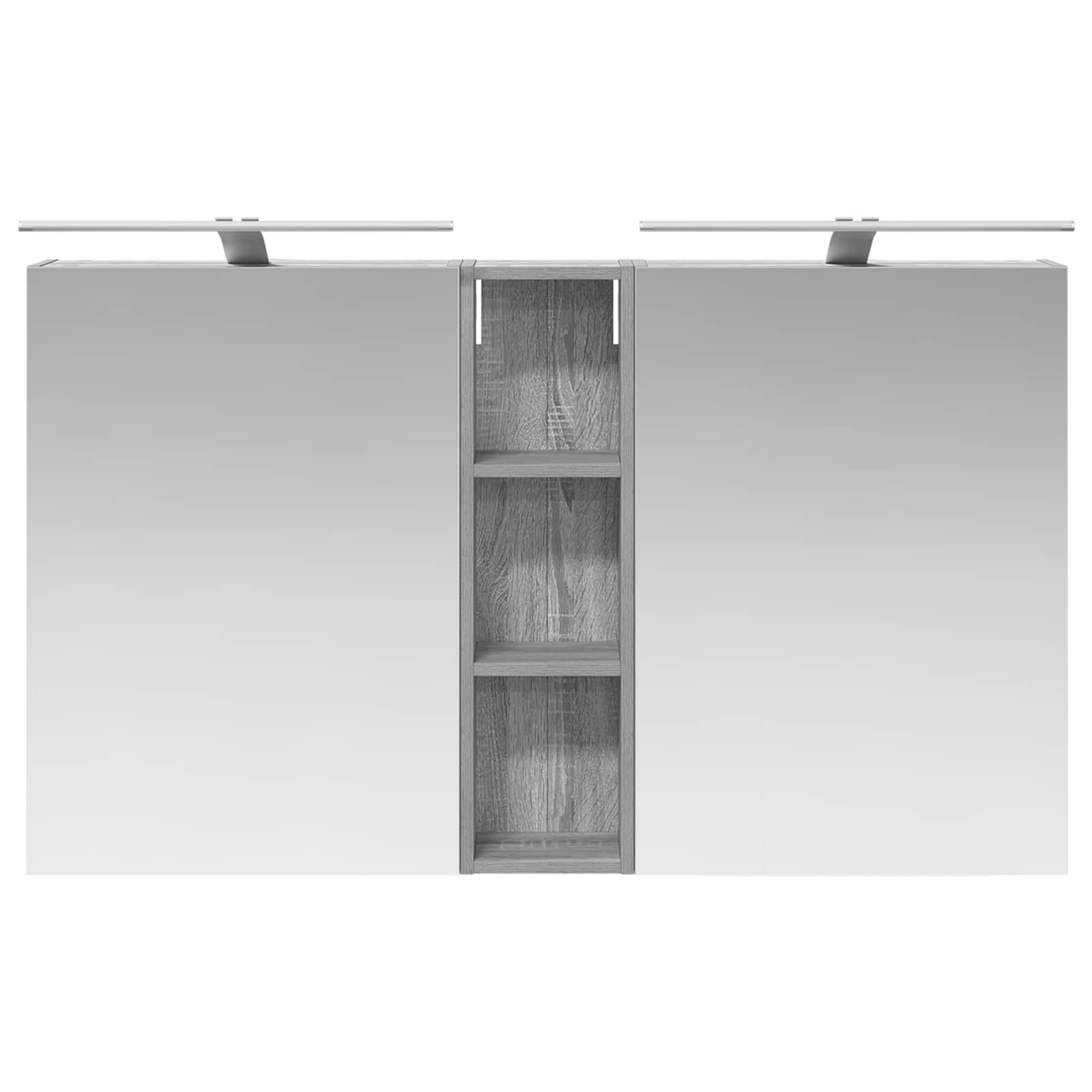 Set di Armadi da Bagno con lo scaffale 3 pcs 120 x 14,5 x 70 cm | homemem39