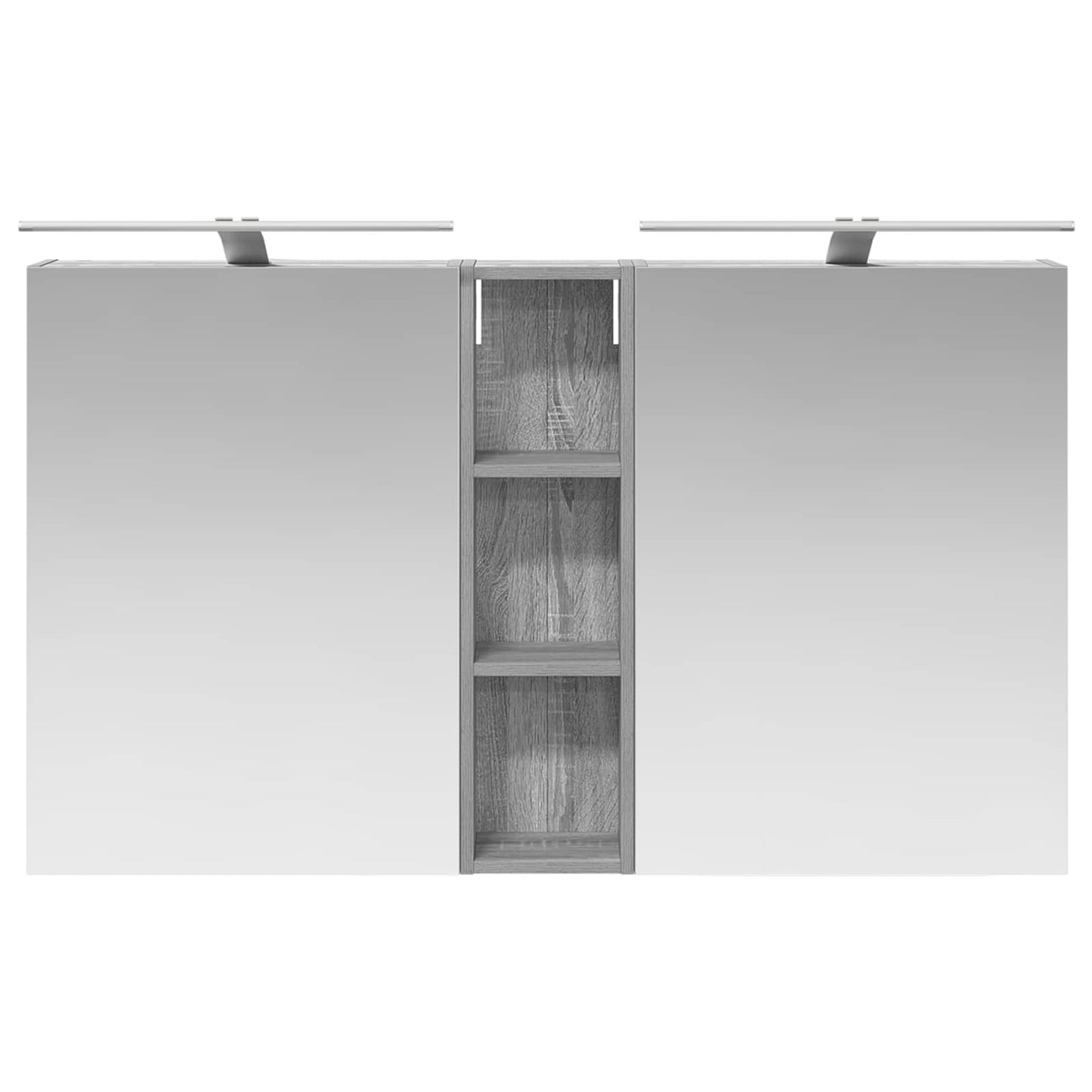 Set di Armadi da Bagno con lo scaffale 3 pcs 120 x 14,5 x 70 cm