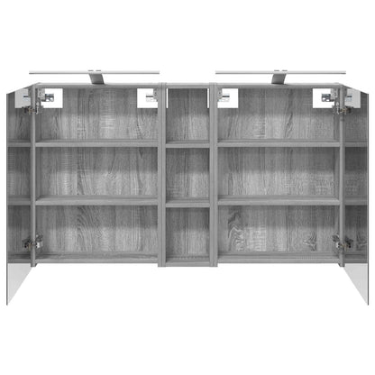 Set di Armadi da Bagno con lo scaffale 3 pcs 120 x 14,5 x 70 cm