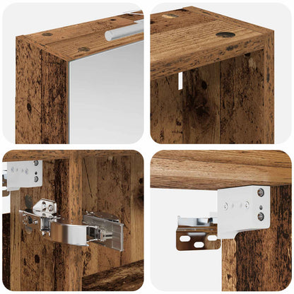 Set di Armadi da Bagno con lo scaffale 3 pcs 120 x 14,5 x 70 cm | homemem39