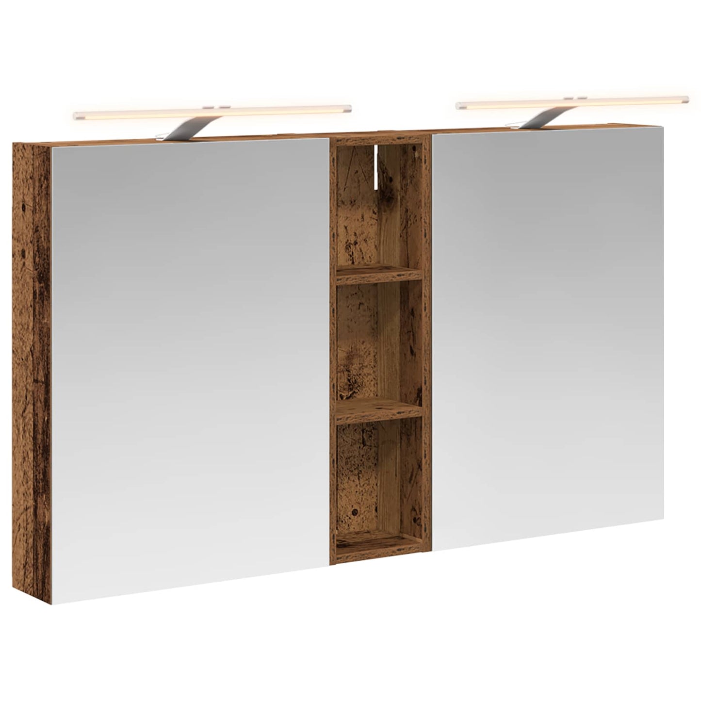 Set di Armadi da Bagno con lo scaffale 3 pcs 120 x 14,5 x 70 cm