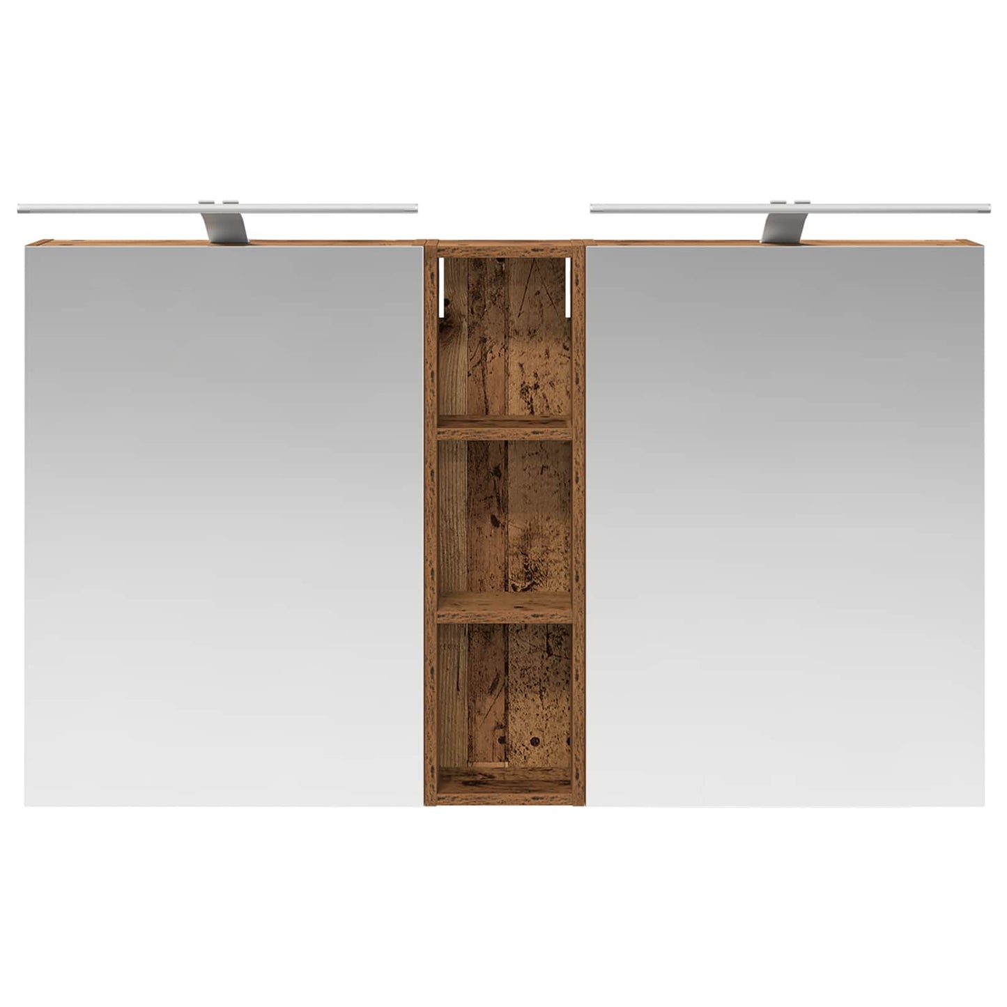 Set di Armadi da Bagno con lo scaffale 3 pcs 120 x 14,5 x 70 cm | homemem39