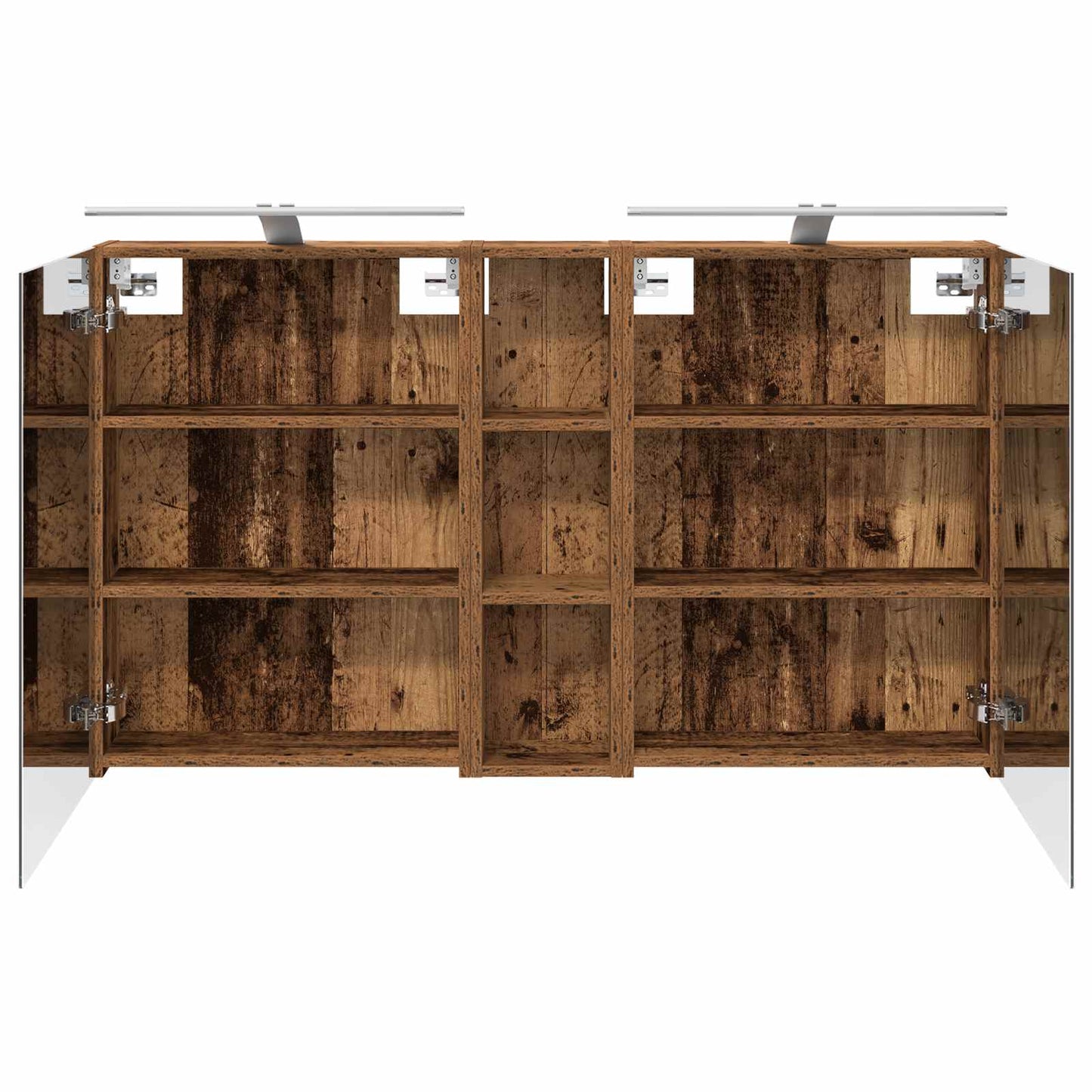 Set di Armadi da Bagno con lo scaffale 3 pcs 120 x 14,5 x 70 cm | homemem39