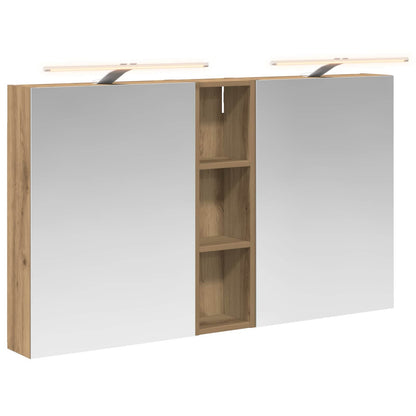 Set di Armadi da Bagno con lo scaffale 3 pcs 120 x 14,5 x 70 cm | homemem39