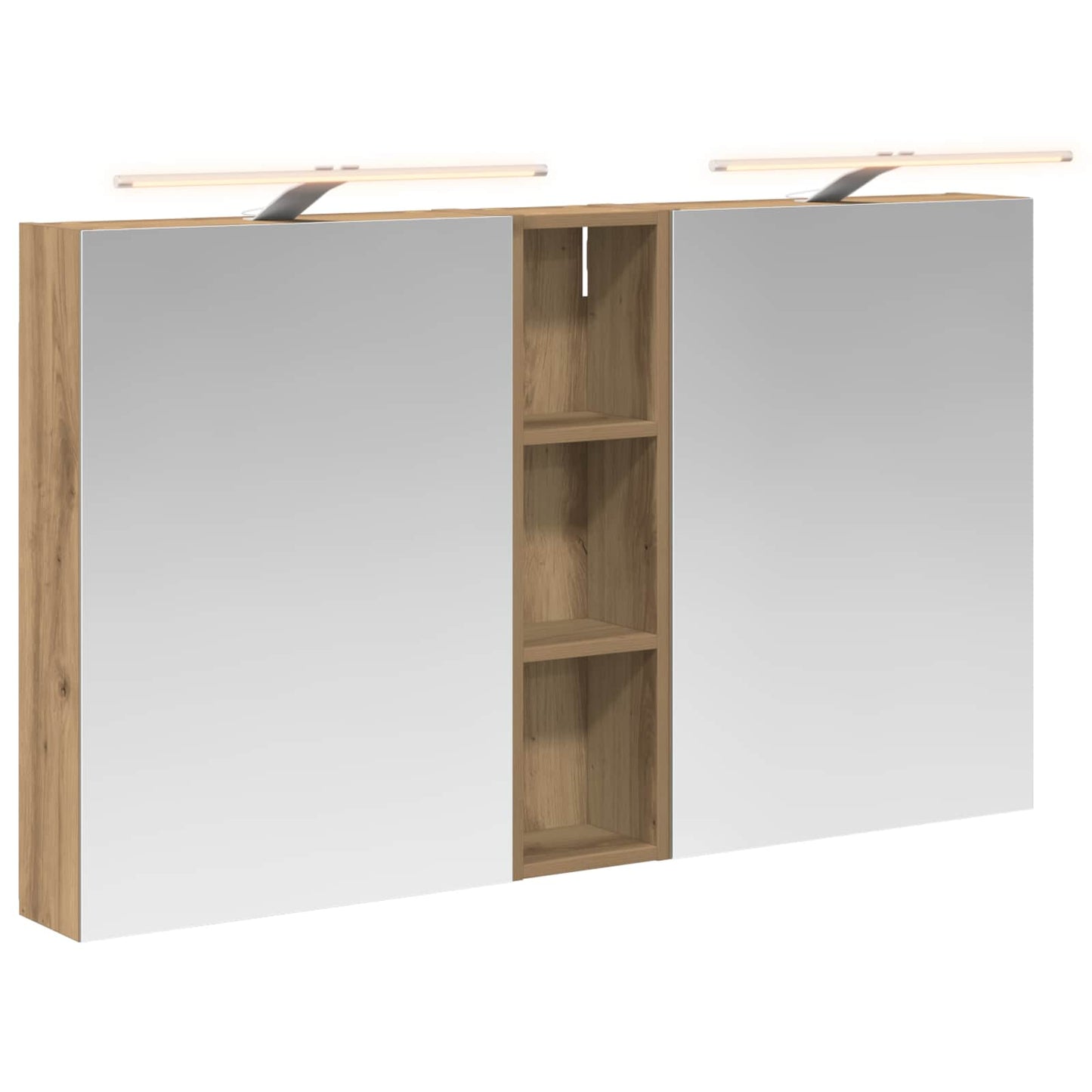 Set di Armadi da Bagno con lo scaffale 3 pcs 120 x 14,5 x 70 cm