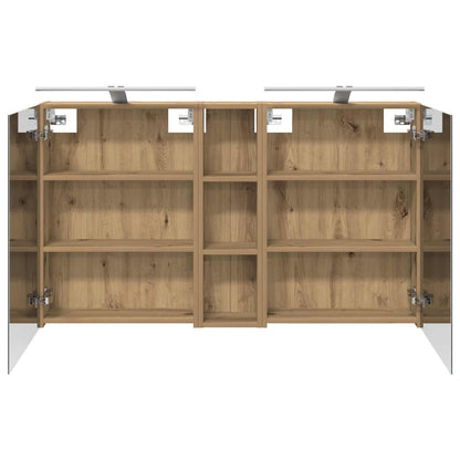 Set di Armadi da Bagno con lo scaffale 3 pcs 120 x 14,5 x 70 cm | homemem39