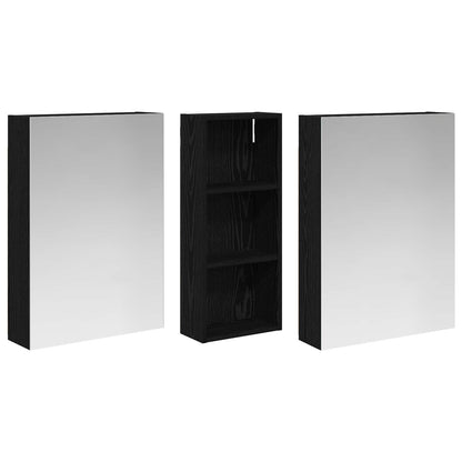 Set di Armadi da Bagno con lo scaffale 3 pcs 130 x 14,5 x 70 cm | homemem39