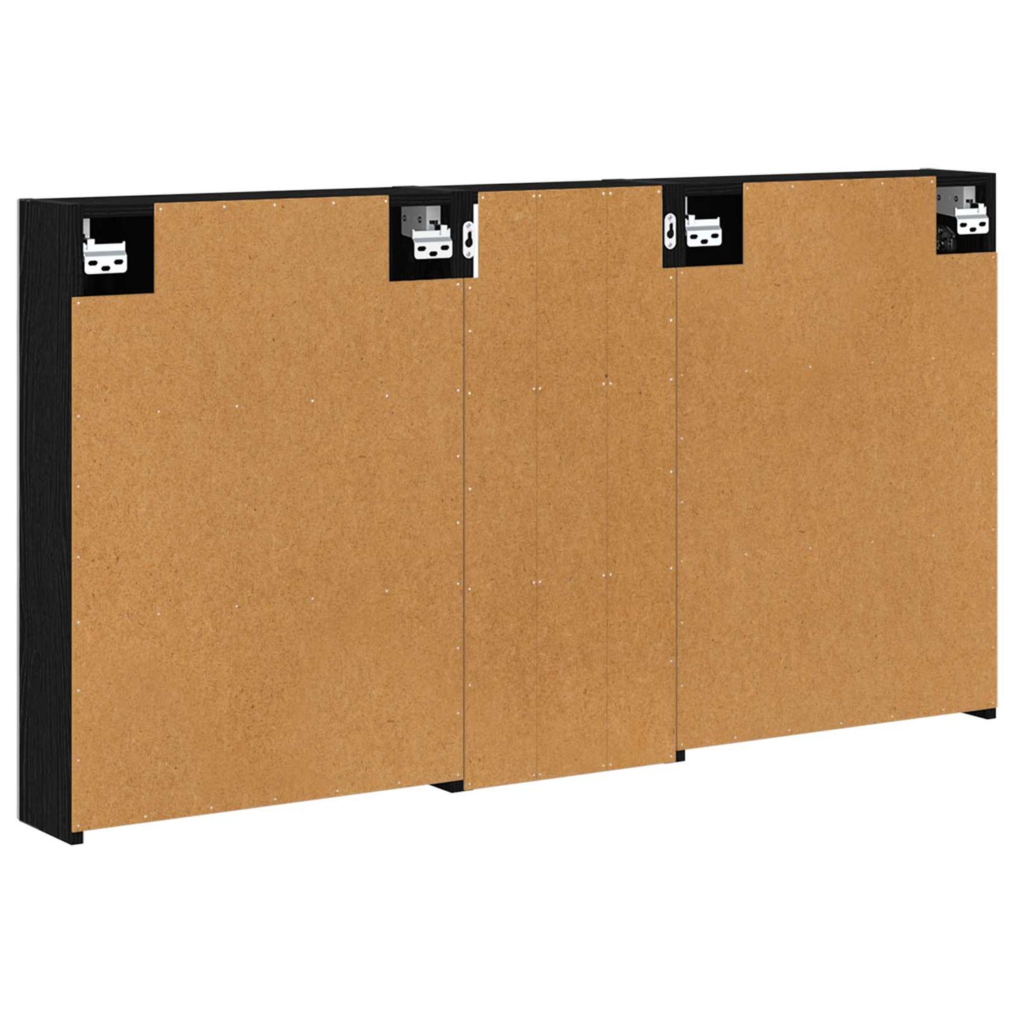 Set di Armadi da Bagno con lo scaffale 3 pcs 130 x 14,5 x 70 cm | homemem39