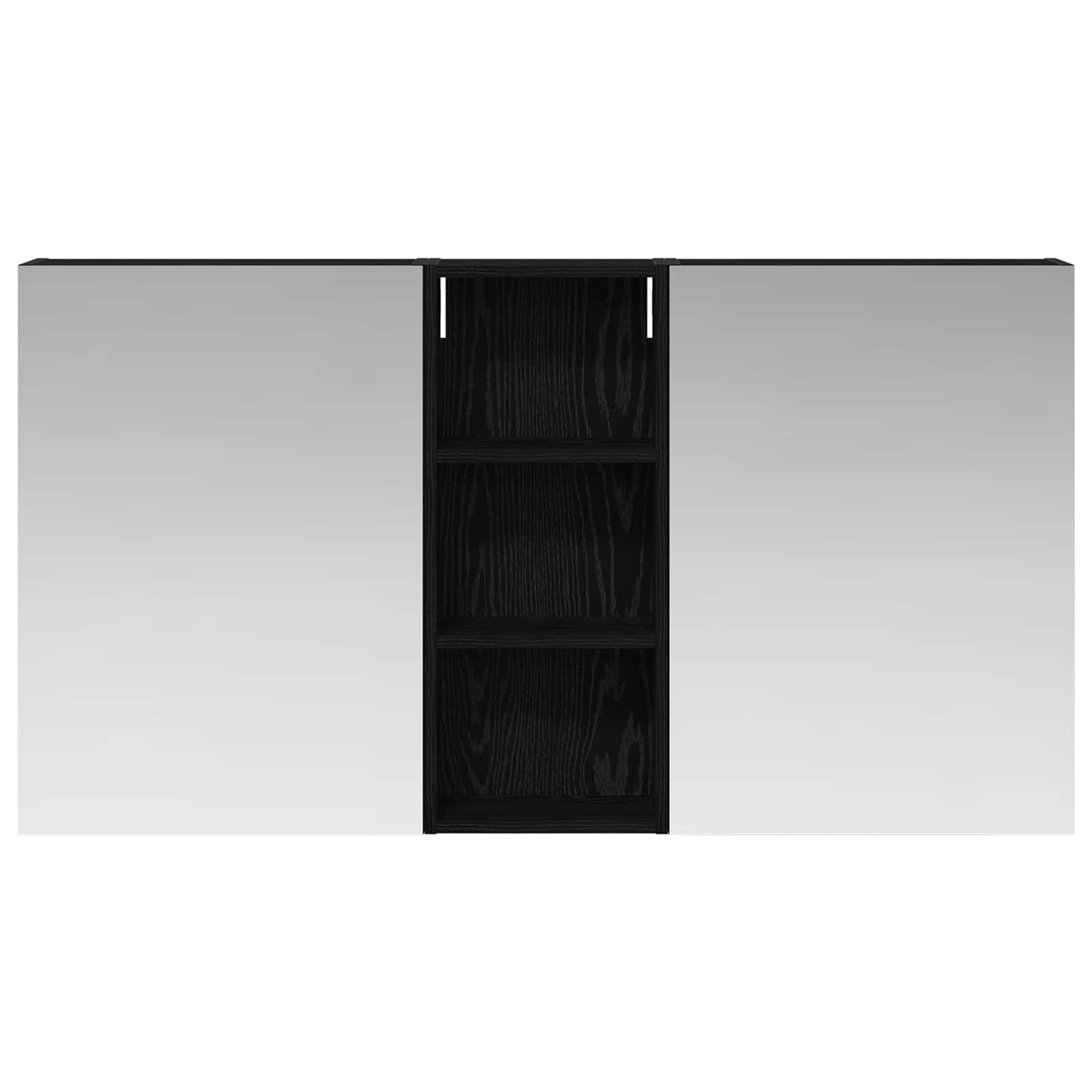 Set di Armadi da Bagno con lo scaffale 3 pcs 130 x 14,5 x 70 cm | homemem39