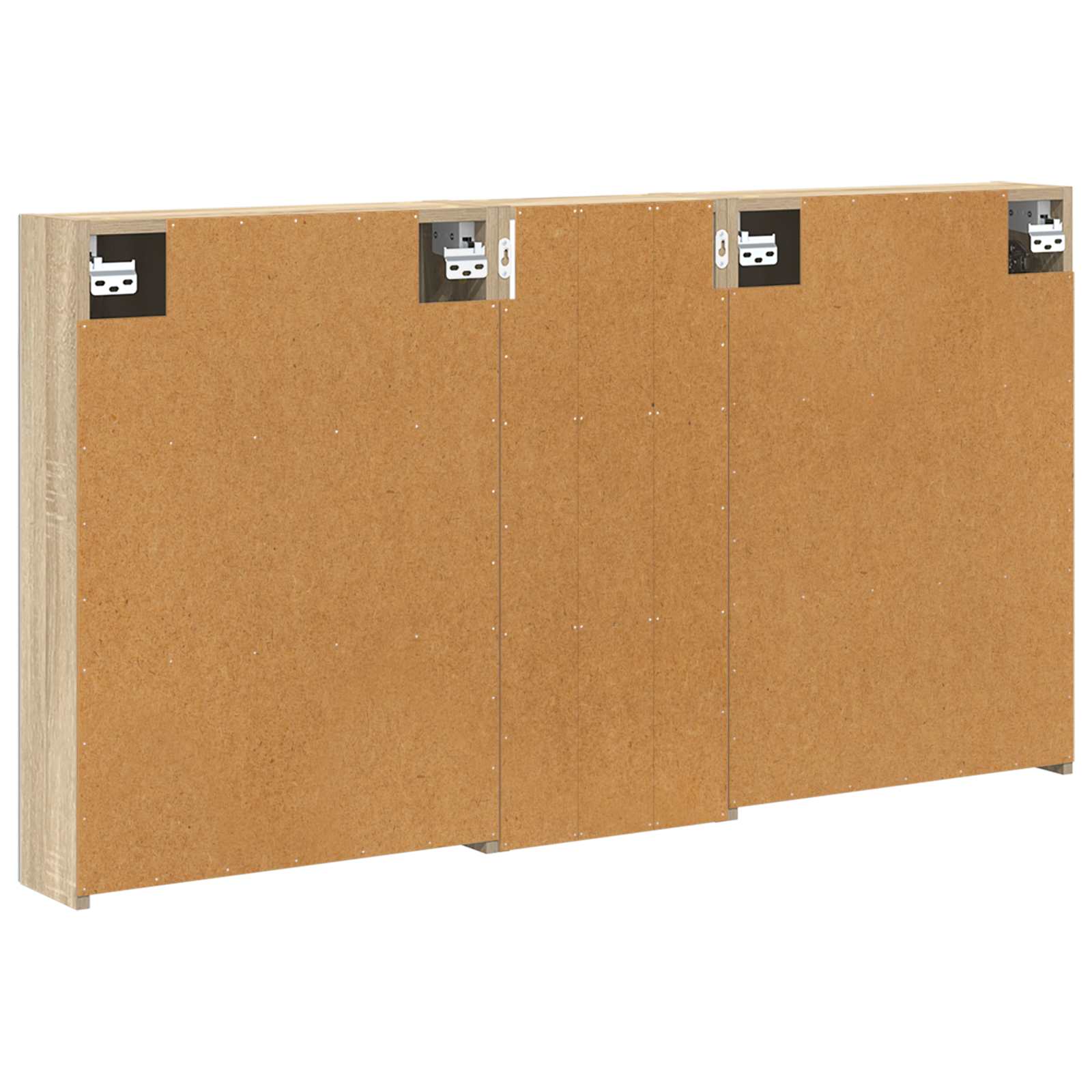 Set di Armadi da Bagno con lo scaffale 3 pcs 130 x 14,5 x 70 cm | homemem39