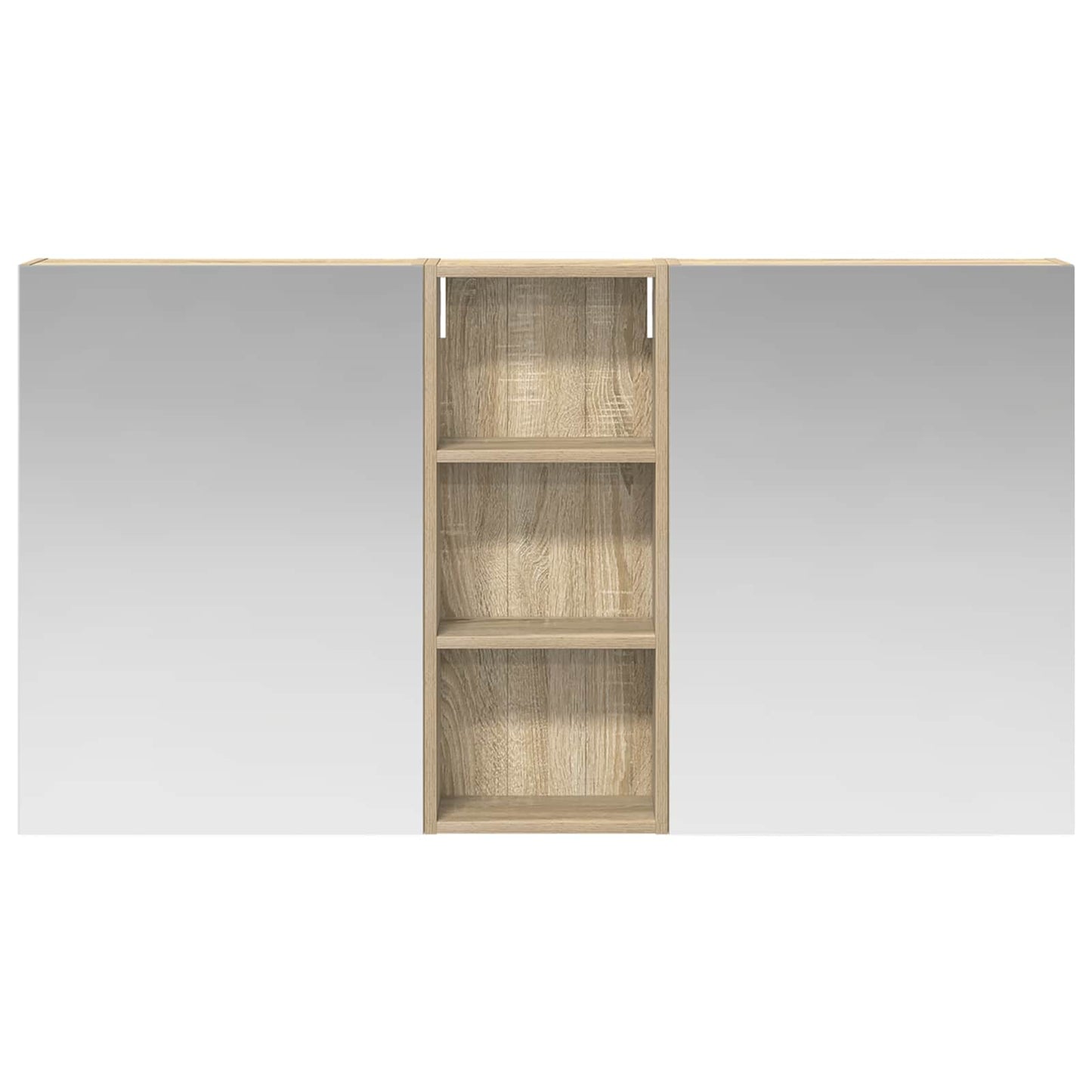 Set di Armadi da Bagno con lo scaffale 3 pcs 130 x 14,5 x 70 cm | homemem39