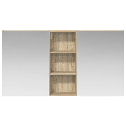 Set di Armadi da Bagno con lo scaffale 3 pcs 130 x 14,5 x 70 cm | homemem39