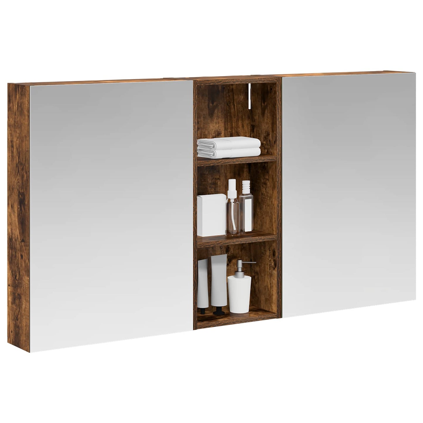 Set di Armadi da Bagno con lo scaffale 3 pcs 130 x 14,5 x 70 cm
