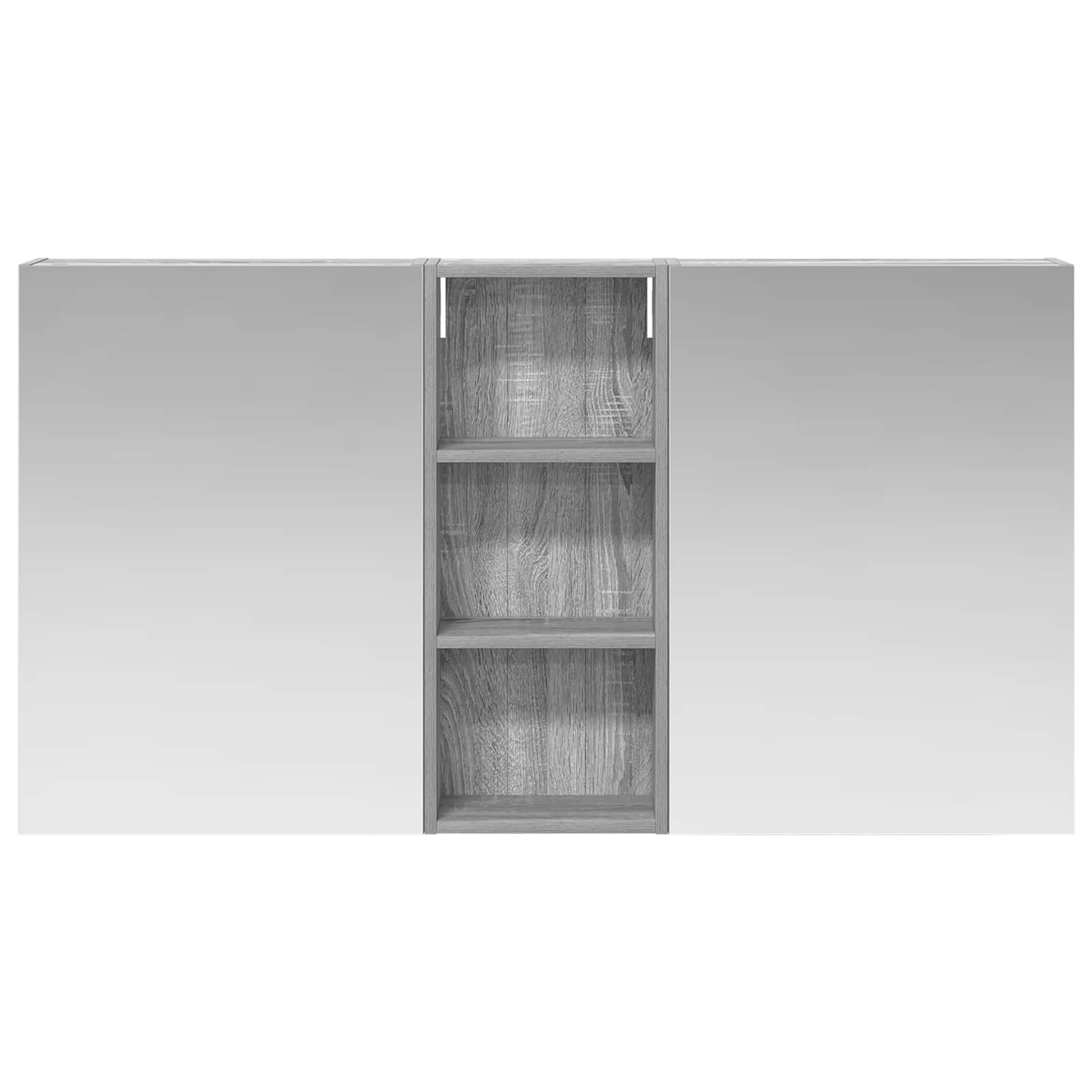 Set di Armadi da Bagno con lo scaffale 3 pcs 130 x 14,5 x 70 cm | homemem39