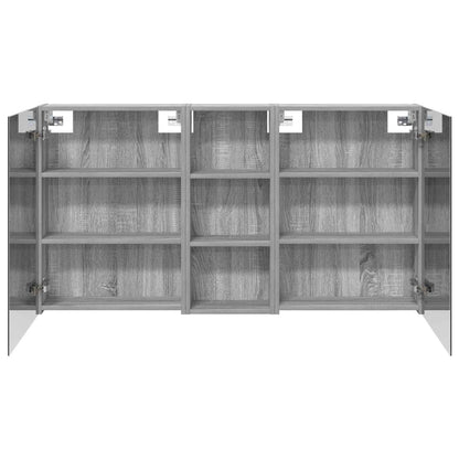 Set di Armadi da Bagno con lo scaffale 3 pcs 130 x 14,5 x 70 cm | homemem39