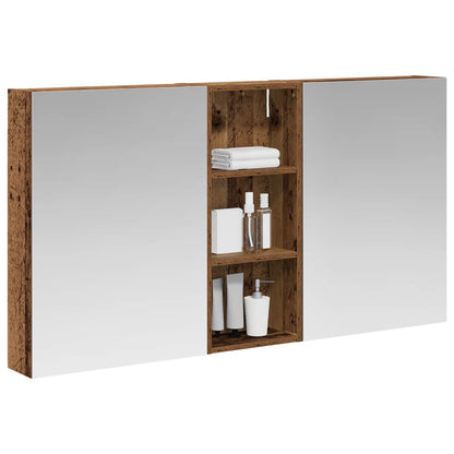 Set di Armadi da Bagno con lo scaffale 3 pcs 130 x 14,5 x 70 cm | homemem39