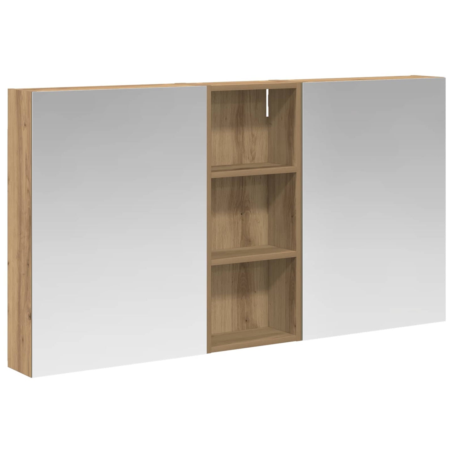 Set di Armadi da Bagno con lo scaffale 3 pcs 130 x 14,5 x 70 cm
