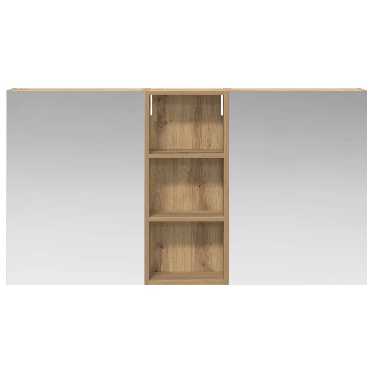 Set di Armadi da Bagno con lo scaffale 3 pcs 130 x 14,5 x 70 cm | homemem39