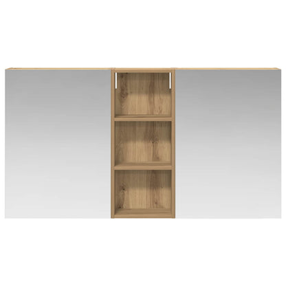 Set di Armadi da Bagno con lo scaffale 3 pcs 130 x 14,5 x 70 cm | homemem39