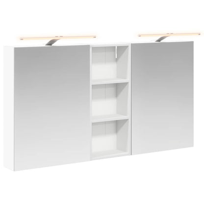 Set di Armadi da Bagno con lo scaffale 3 pcs 130 x 14,5 x 70 cm