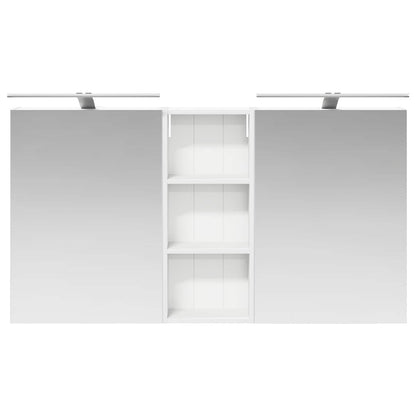 Set di Armadi da Bagno con lo scaffale 3 pcs 130 x 14,5 x 70 cm | homemem39