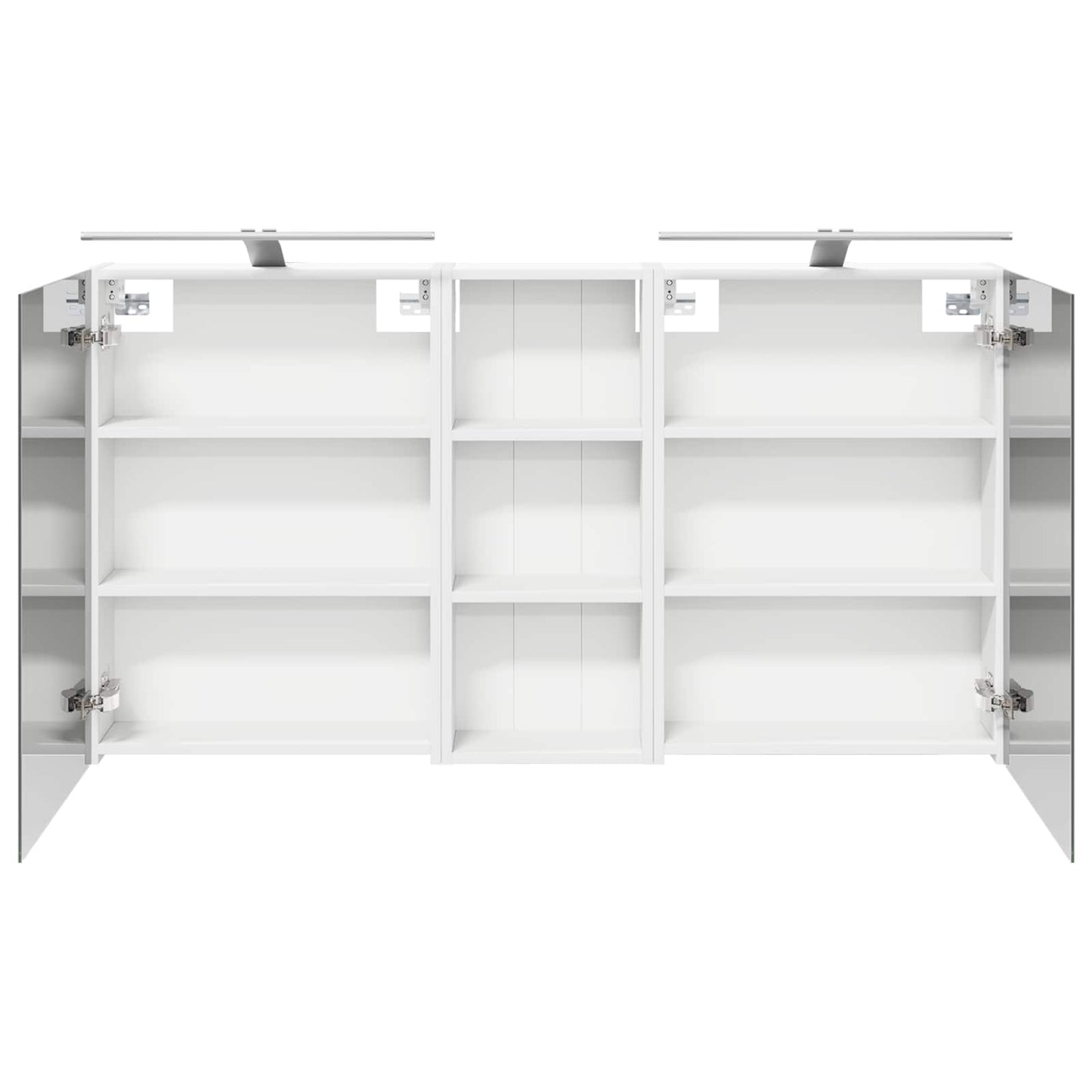 Set di Armadi da Bagno con lo scaffale 3 pcs 130 x 14,5 x 70 cm