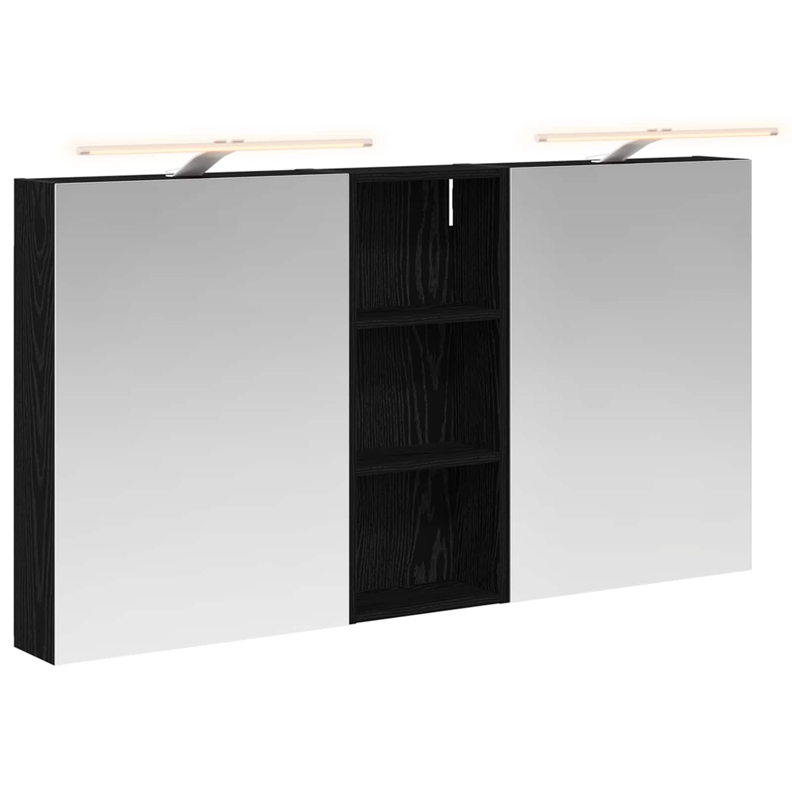 Set di Armadi da Bagno con lo scaffale 3 pcs 130 x 14,5 x 70 cm | homemem39