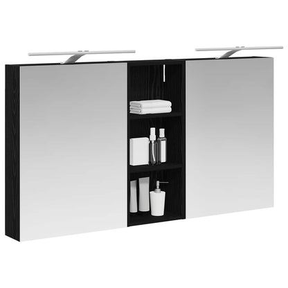 Set di Armadi da Bagno con lo scaffale 3 pcs 130 x 14,5 x 70 cm | homemem39