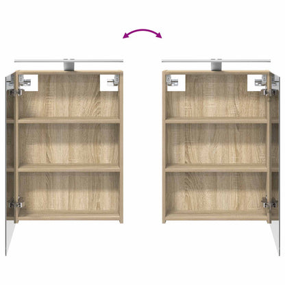 Set di Armadi da Bagno con lo scaffale 3 pcs 130 x 14,5 x 70 cm