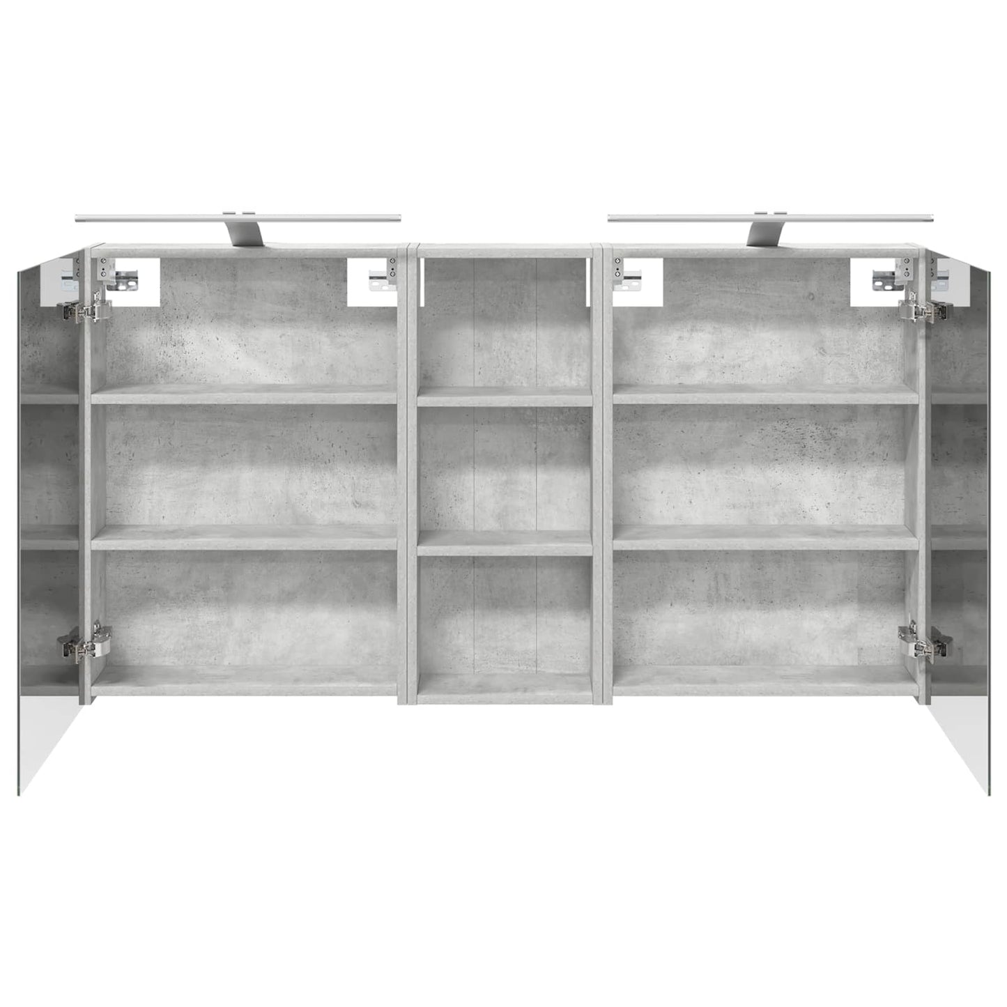 Set di Armadi da Bagno con lo scaffale 3 pcs 130 x 14,5 x 70 cm
