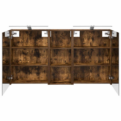Set di Armadi da Bagno con lo scaffale 3 pcs 130 x 14,5 x 70 cm | homemem39