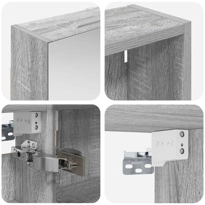 Set di Armadi da Bagno con lo scaffale 3 pcs 130 x 14,5 x 70 cm | homemem39