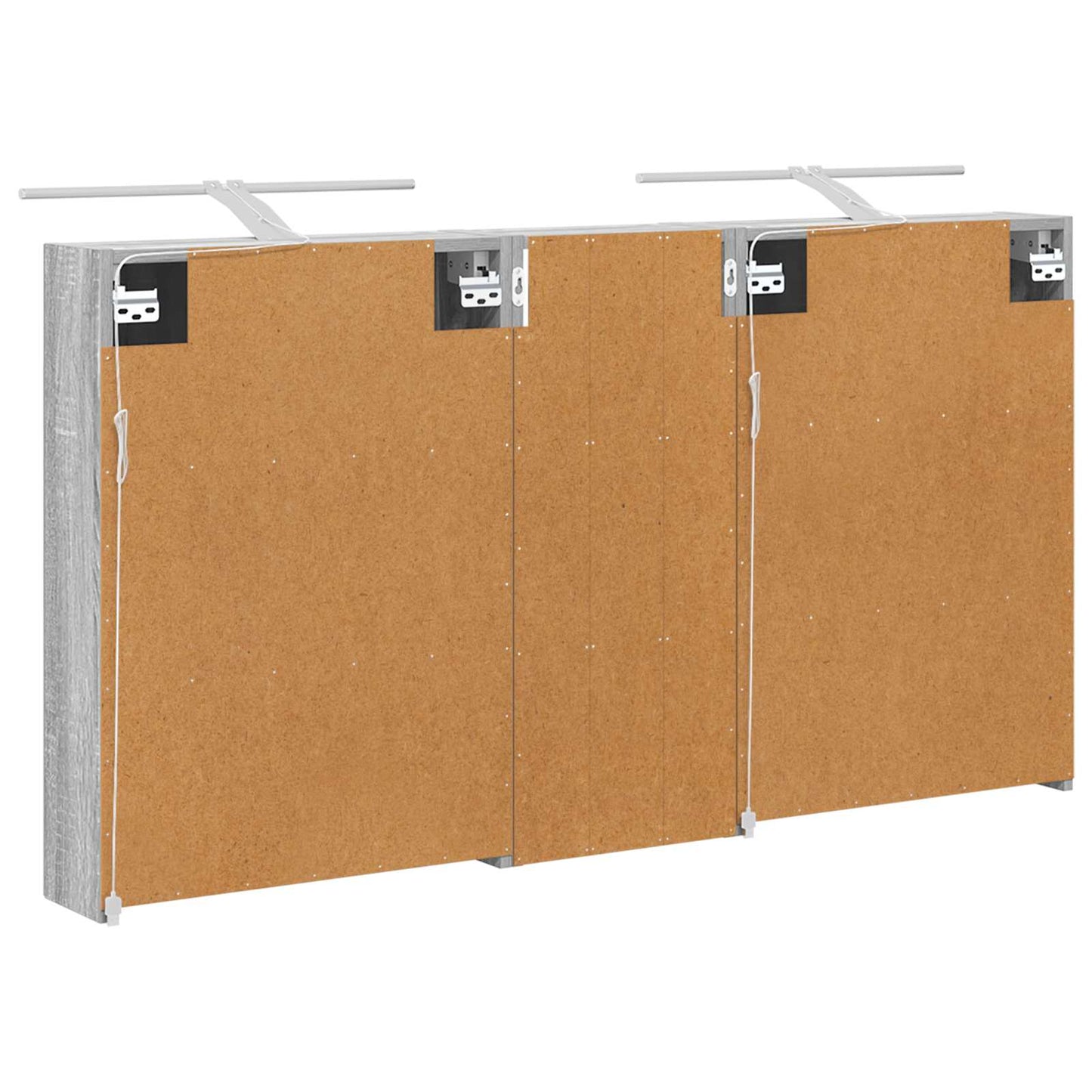 Set di Armadi da Bagno con lo scaffale 3 pcs 130 x 14,5 x 70 cm | homemem39