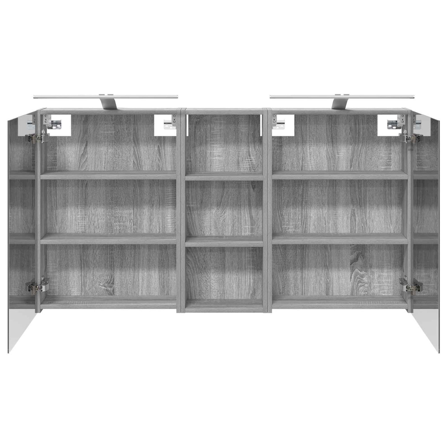 Set di Armadi da Bagno con lo scaffale 3 pcs 130 x 14,5 x 70 cm