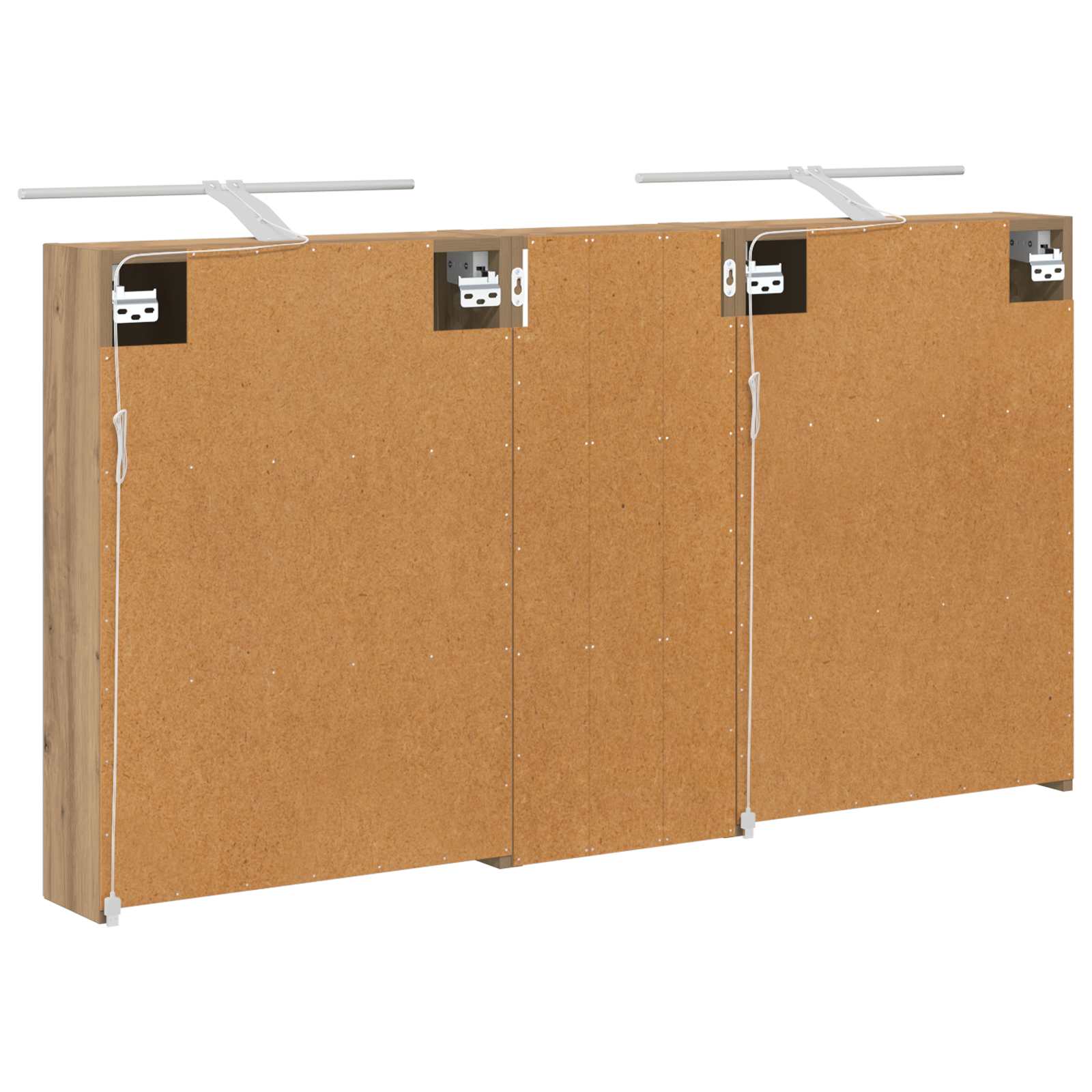 Set di Armadi da Bagno con lo scaffale 3 pcs 130 x 14,5 x 70 cm | homemem39
