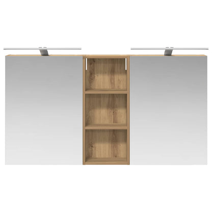 Set di Armadi da Bagno con lo scaffale 3 pcs 130 x 14,5 x 70 cm | homemem39