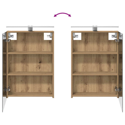 Set di Armadi da Bagno con lo scaffale 3 pcs 130 x 14,5 x 70 cm