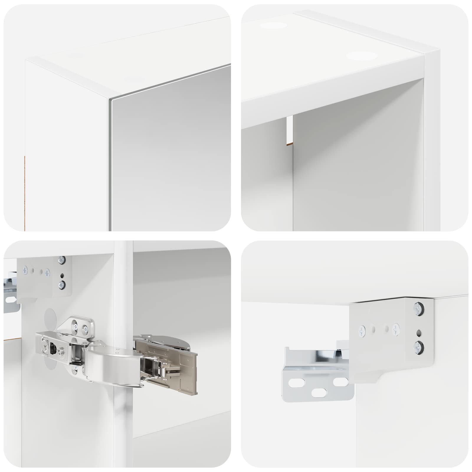 Set di Armadi da Bagno con lo scaffale 3 pcs 140 x 14,5 x 70 cm | homemem39