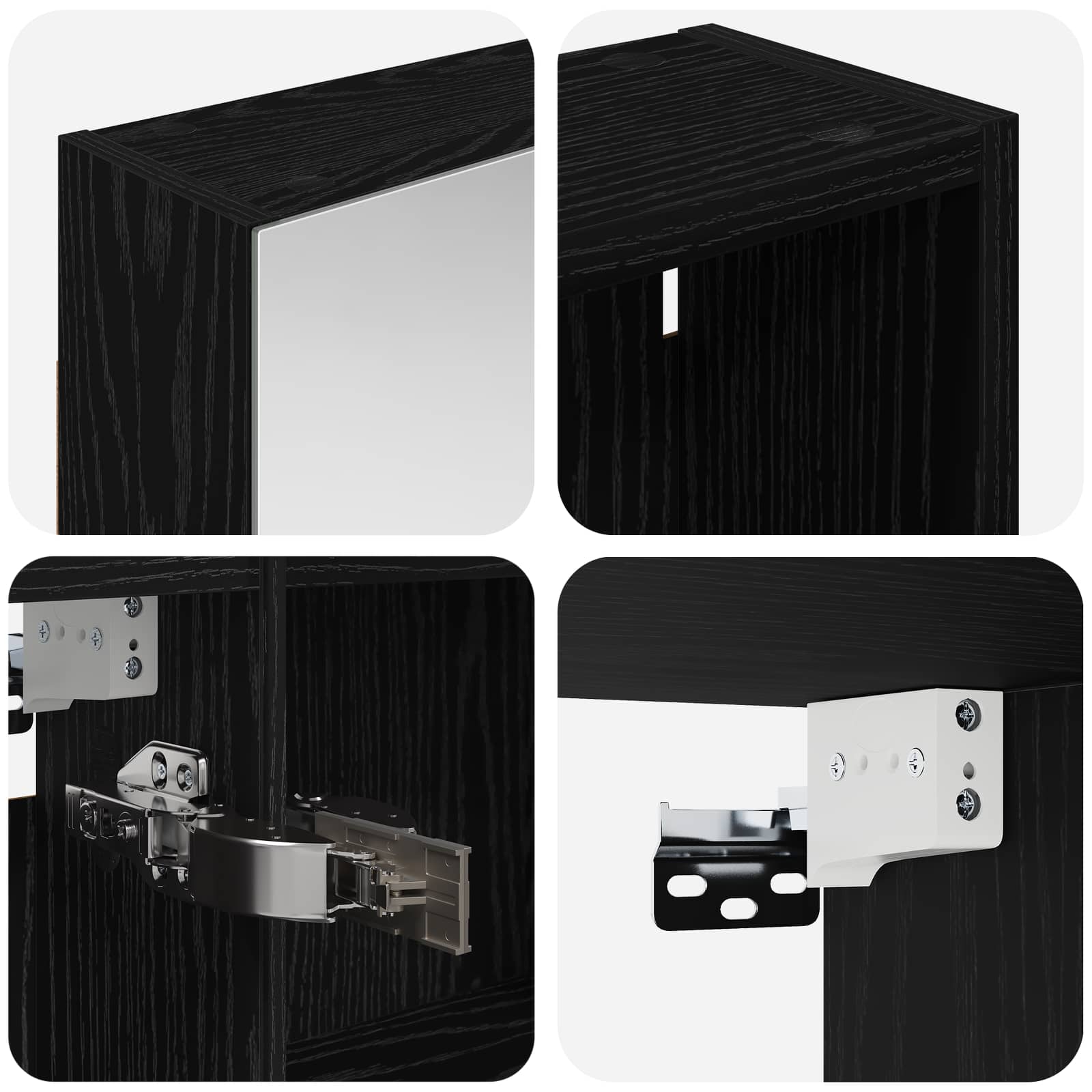 Set di Armadi da Bagno con lo scaffale 3 pcs 140 x 14,5 x 70 cm | homemem39