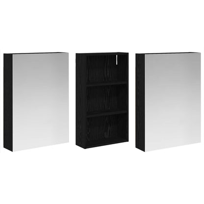 Set di Armadi da Bagno con lo scaffale 3 pcs 140 x 14,5 x 70 cm | homemem39