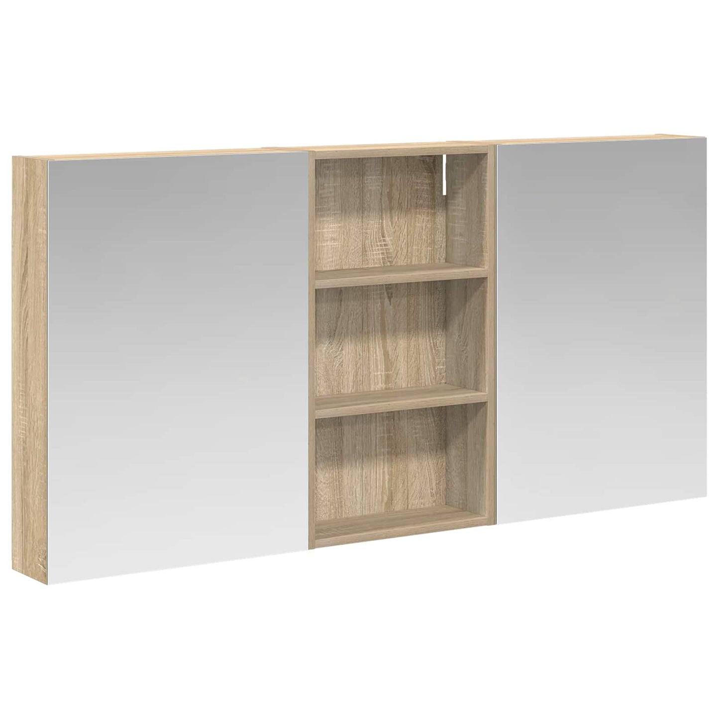 Set di Armadi da Bagno con lo scaffale 3 pcs 140 x 14,5 x 70 cm | homemem39