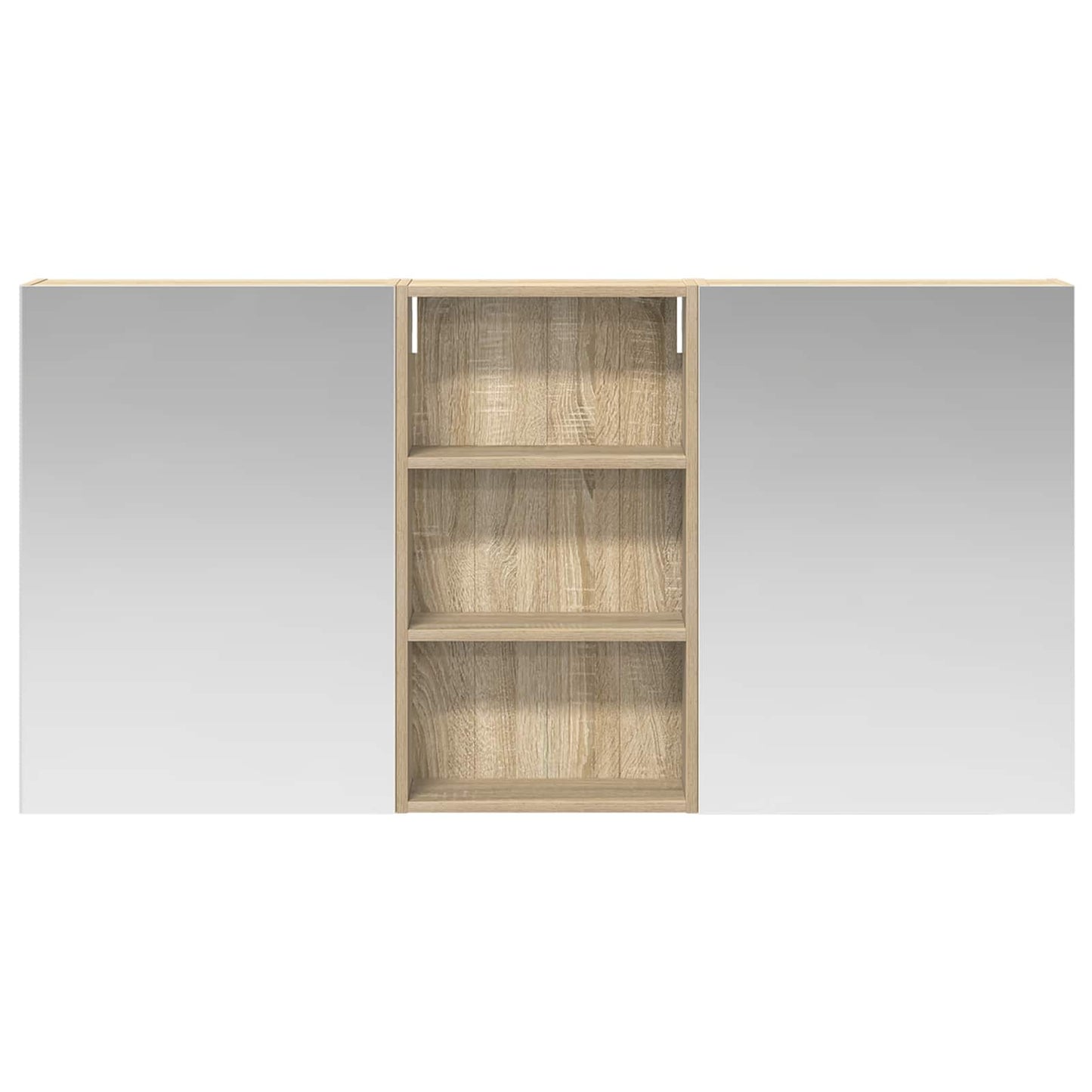 Set di Armadi da Bagno con lo scaffale 3 pcs 140 x 14,5 x 70 cm | homemem39