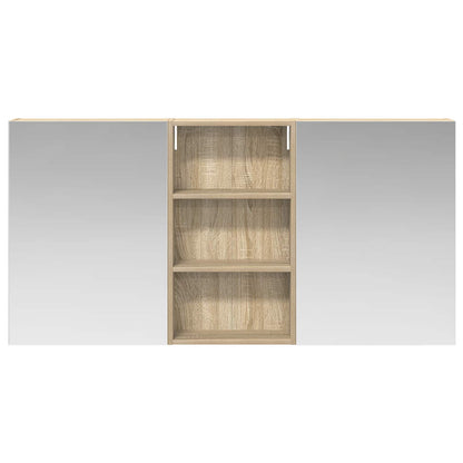 Set di Armadi da Bagno con lo scaffale 3 pcs 140 x 14,5 x 70 cm | homemem39