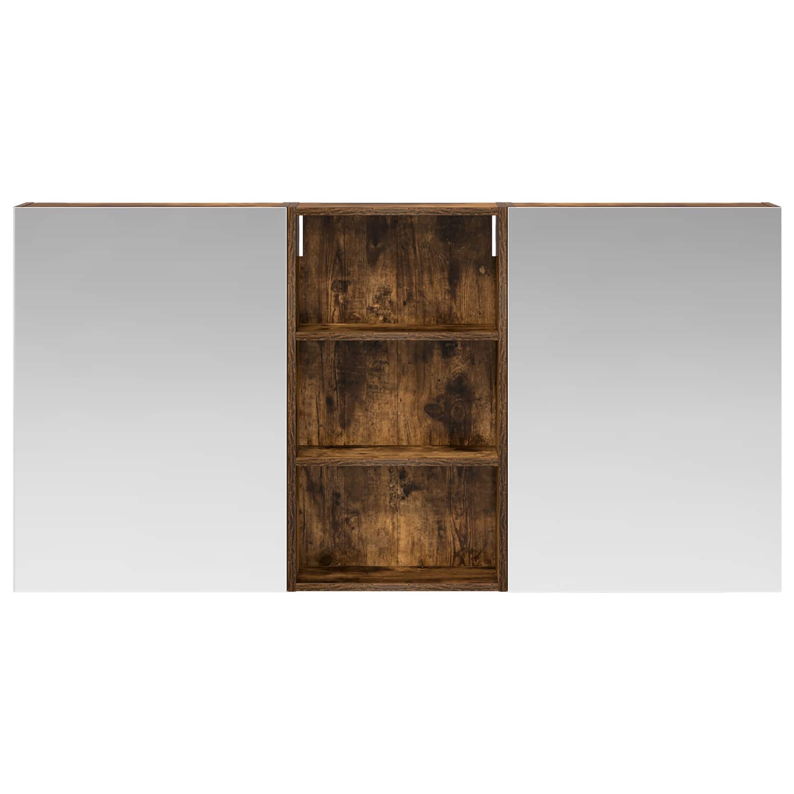 Set di Armadi da Bagno con lo scaffale 3 pcs 140 x 14,5 x 70 cm | homemem39